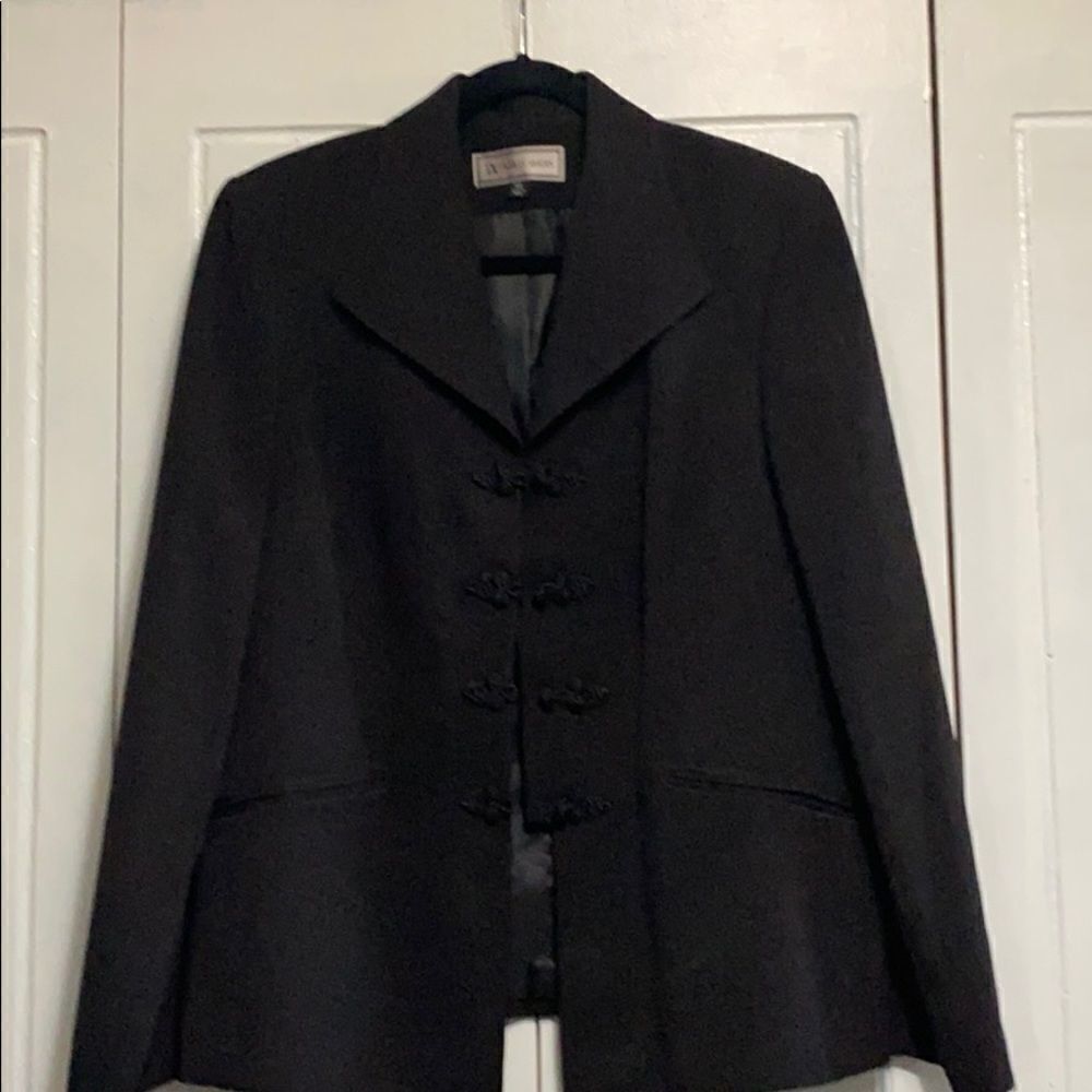 Travis Ayers black blazer jacket size 14